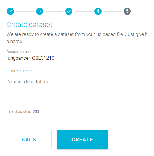 Create dataset