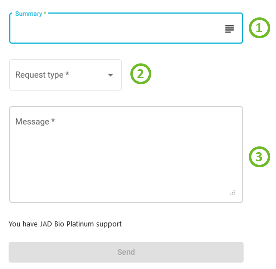 Support form